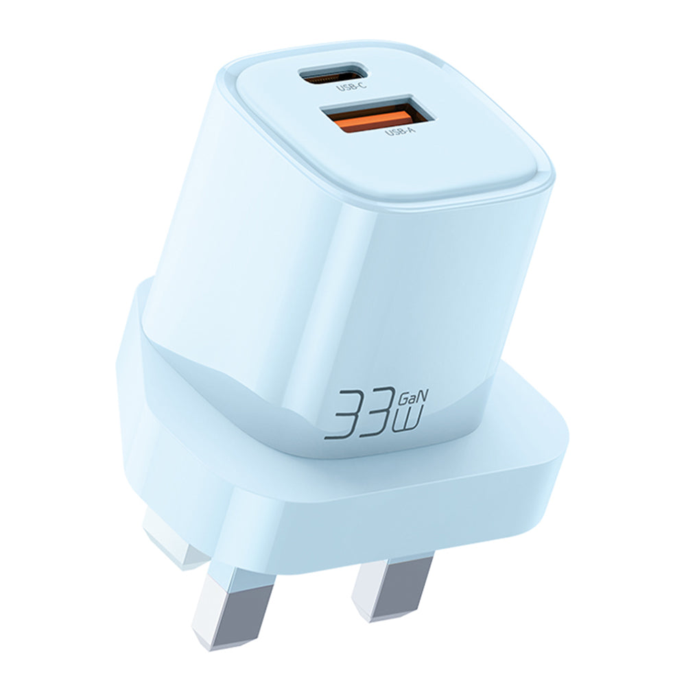 MCDODO MDD Nano Series PD 33W Adaptér rychlého nabíjení USB-A Type-C Duální nástěnná nabíječka MCDODO MDD Nano Series PD 33W Adaptér rychlého nabíjení USB-A Type-C Duální nástěnná nabíječka